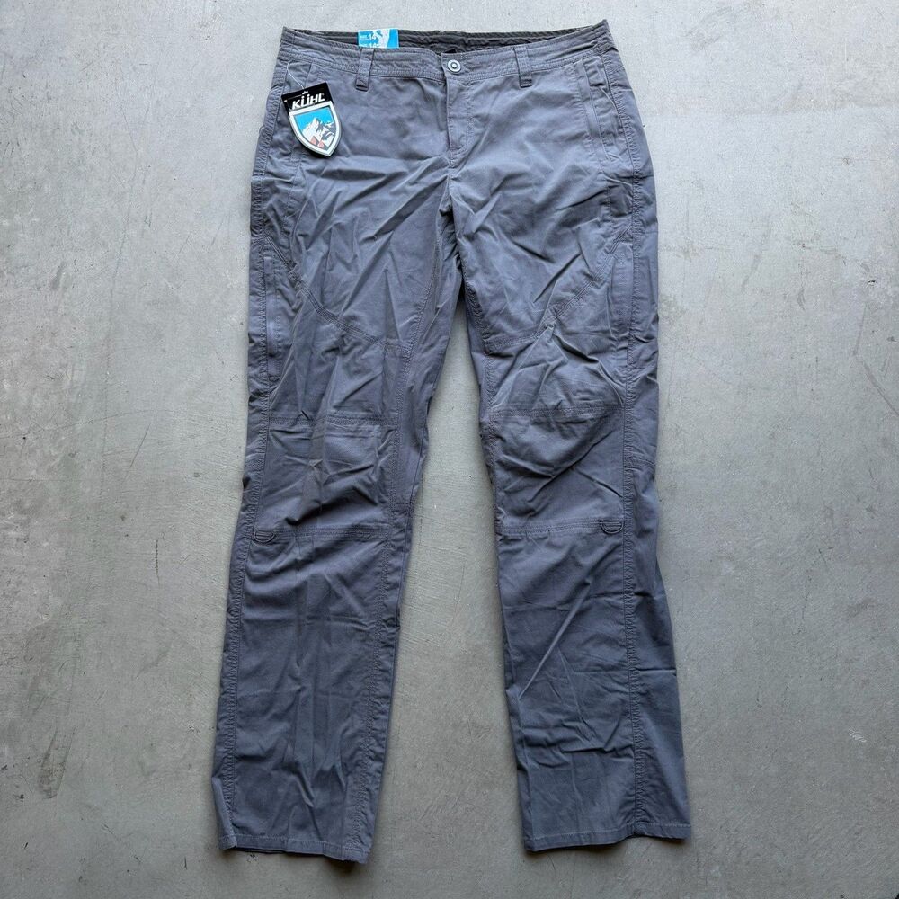 Kuhl SPIRE Roll-Up Pants Gray Women's Size 14 REG UPF 50+ NEW NWT Hiking Outdoor